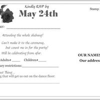 Drafts of RSVPs done...thoughts/corrections?