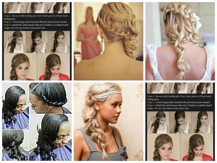 Show me your wedding day hair