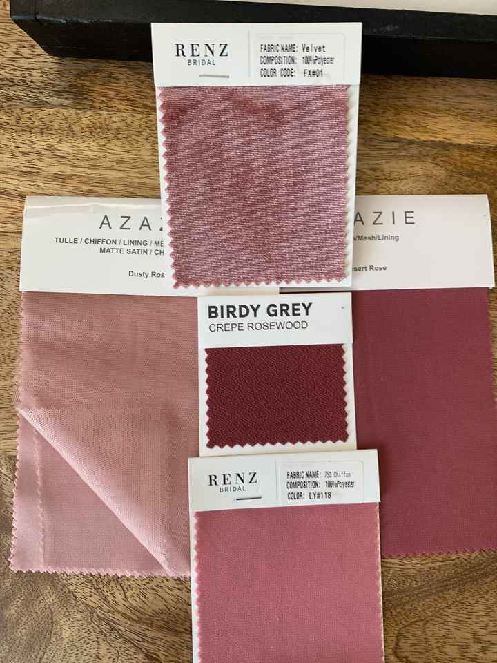 Bridesmaid dress colors - help! - 2
