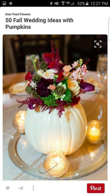 Centerpieces for October