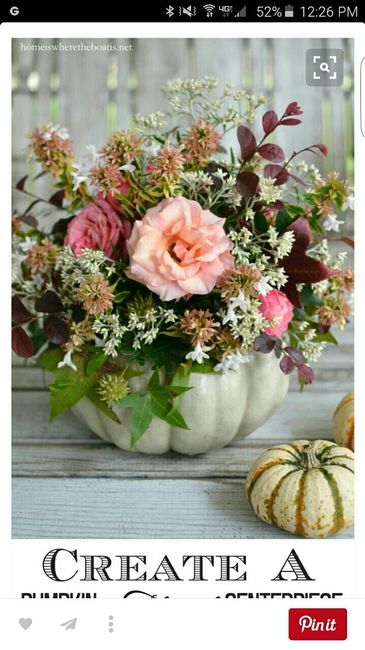 Centerpieces for October