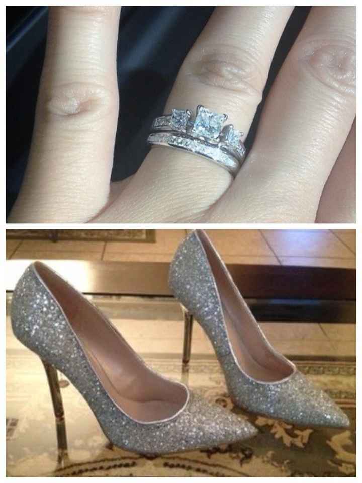 Show me your shoes and wedding band!!!!!!! I WANT TO SEE!!!!! =)