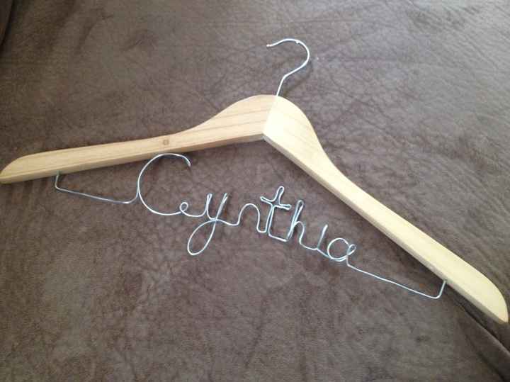 I'm on DIY roll.. Wedding hanger (pics)