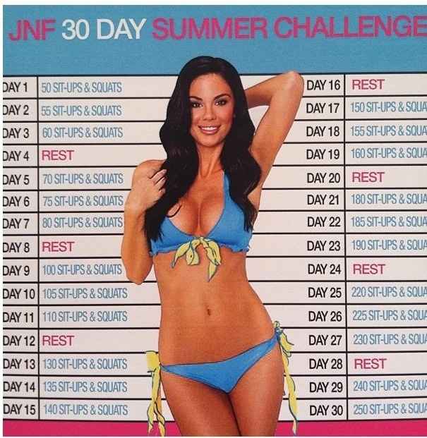 Who wants to try the 30 day Sit-Ups & Squat Challenge?