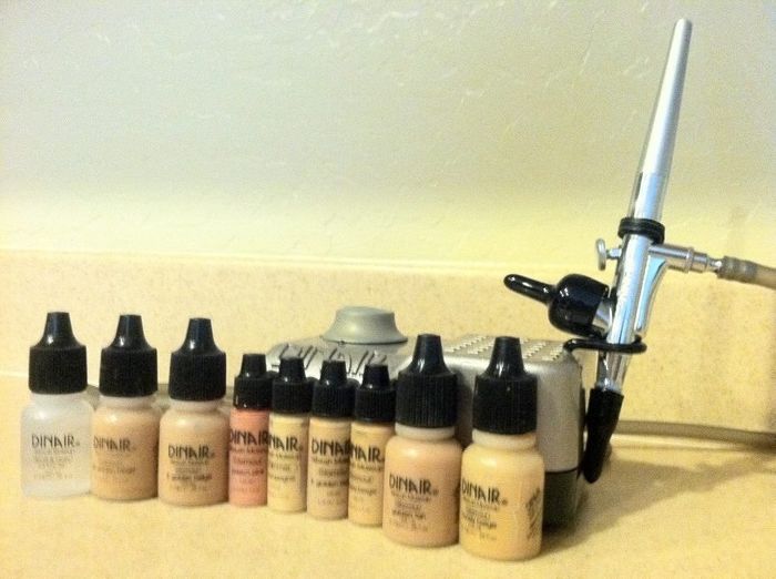 Has anyone tried an air brush makeup at home?