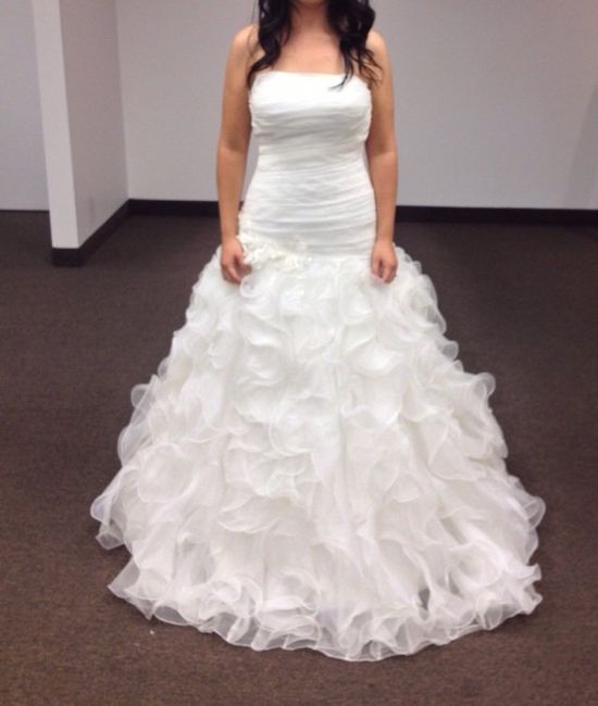 Show me your dress for an outside wedding..