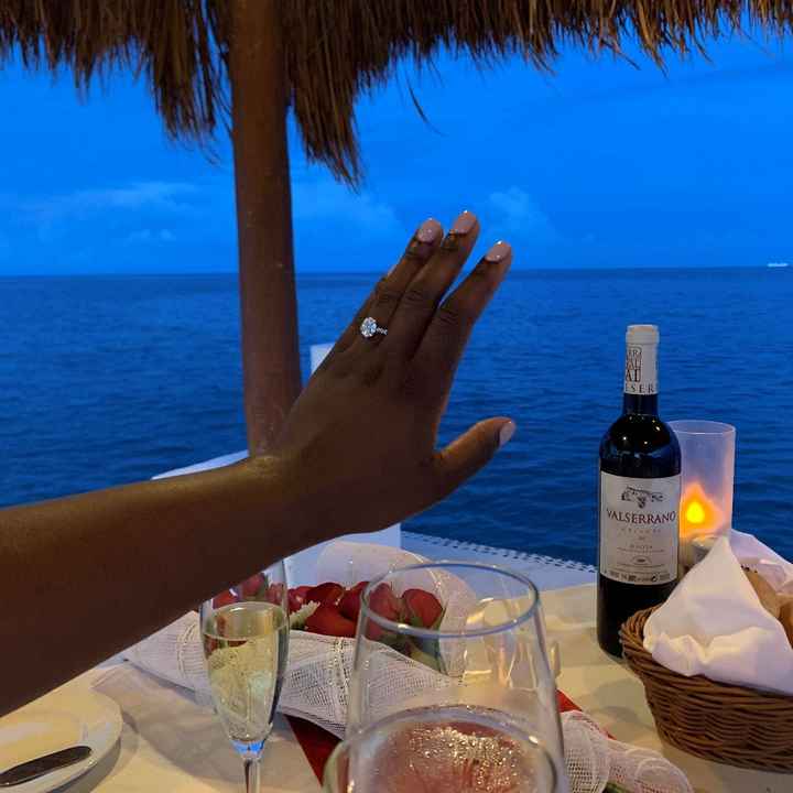 We set our big day for 10.09.21! He propsoed on our anniversary trip to Cancun during a private dinn