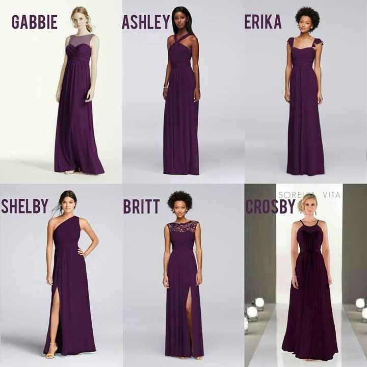 Bridesmaid dresses