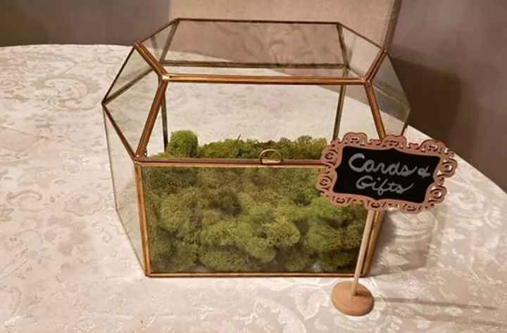 iso David Tutera glass frame card box - 1