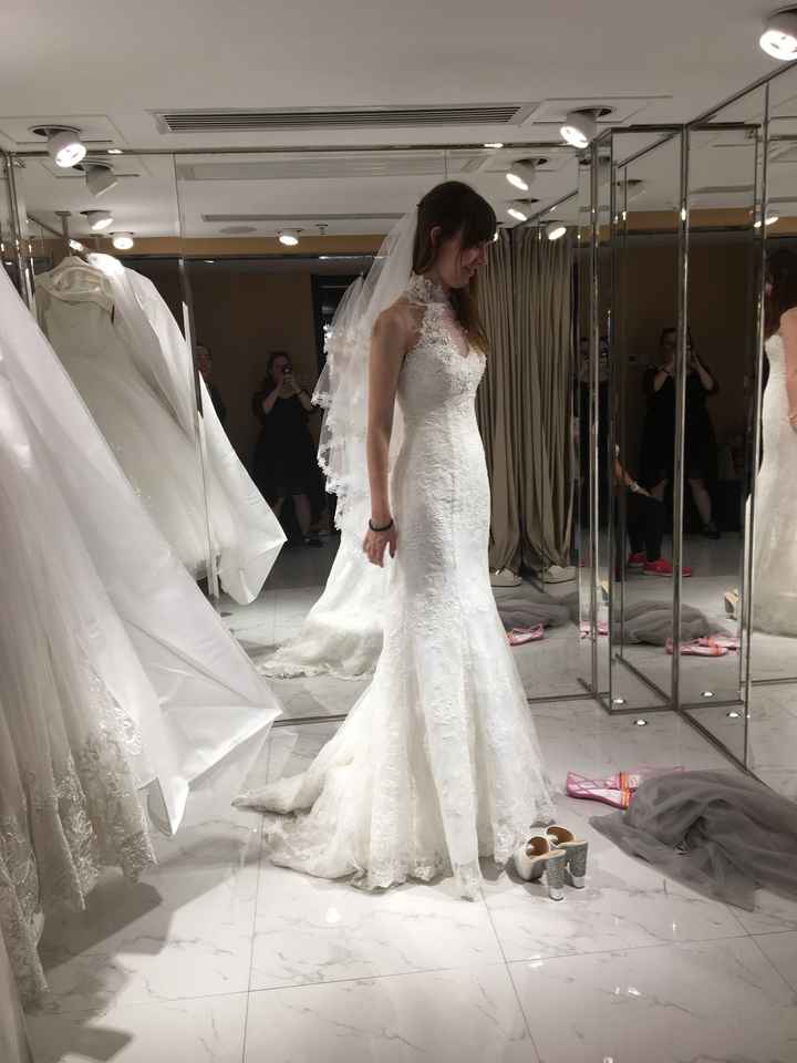 I picked up my dress!