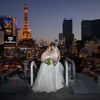 BAM: Vegas Tropicana Outdoor Wedding
