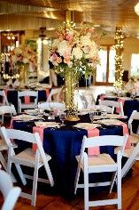 Navy Blue & Blush Wedding 15