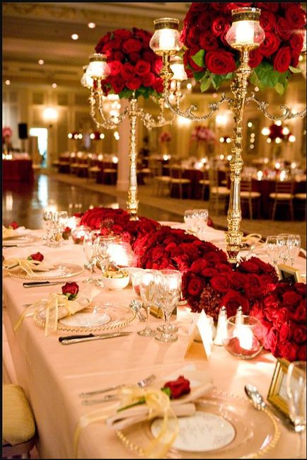 Can Anyone Show Me Their Red and Gold Wedding Inspiration? 31
