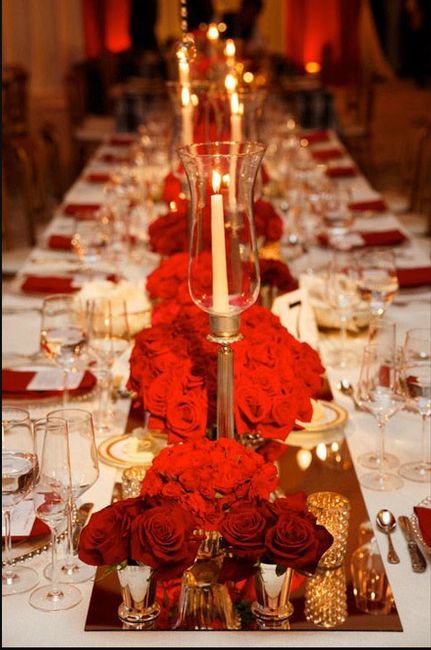 Can Anyone Show Me Their Red and Gold Wedding Inspiration? 33
