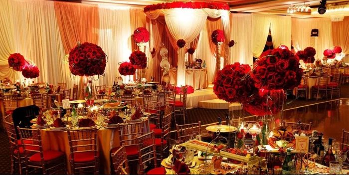 Can Anyone Show Me Their Red and Gold Wedding Inspiration? 34