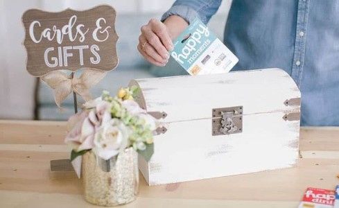 Funds/gift/cards table and your sign guest book table! 18