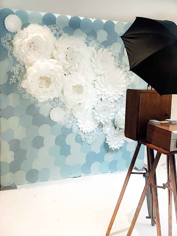 Seattle giant flowers backdrop
