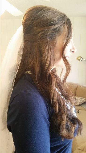 Wedding hair & makeup trial!! {Pics included} I need your opinions!