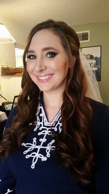 Wedding hair & makeup trial!! {Pics included} I need your opinions!