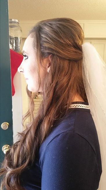 Wedding hair & makeup trial!! {Pics included} I need your opinions!