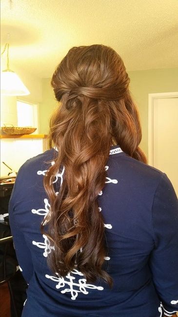 Wedding hair & makeup trial!! {Pics included} I need your opinions!