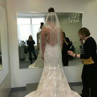 Tried my dress on!! :)