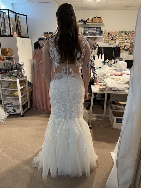 Wedding dress train 3