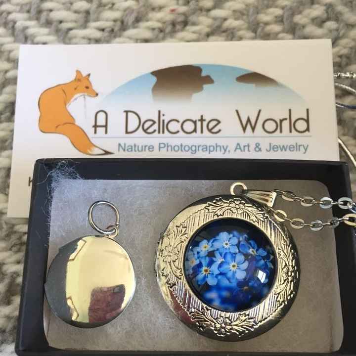 Memorial locket came!!