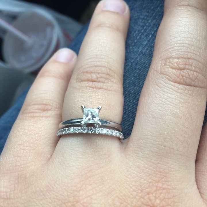 We got our rings today!