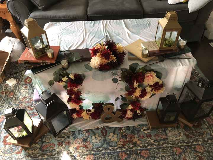 iso Woodland/vintage book sweetheart table inspo? - 1