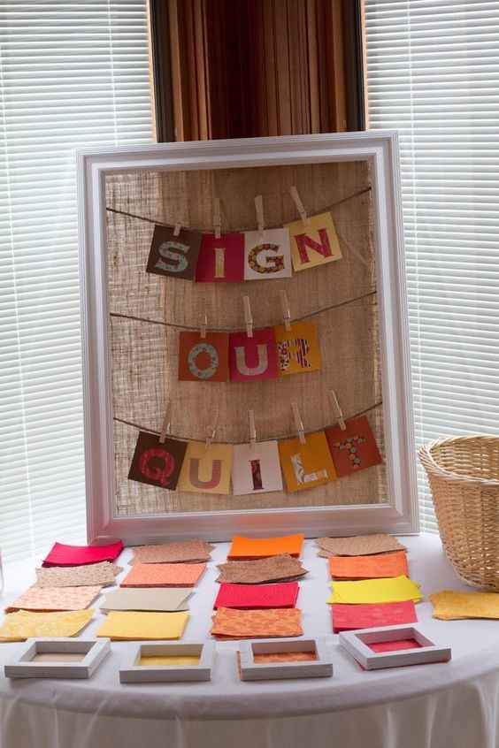 What are you doing for your guestbook?