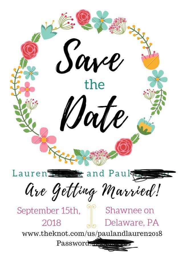 Electronic Save the Date Notes
