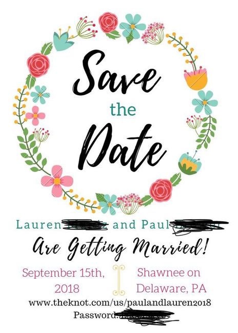 Electronic Save the Date Notes