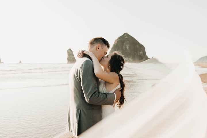 Cannon Beach Wedding - 1