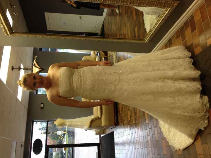 My wedding dress makes me look fat!!!