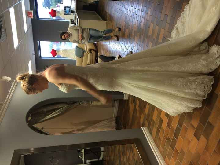 My wedding dress makes me look fat!!!