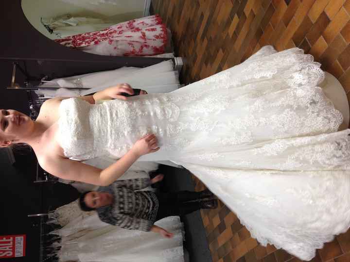 My wedding dress makes me look fat!!!