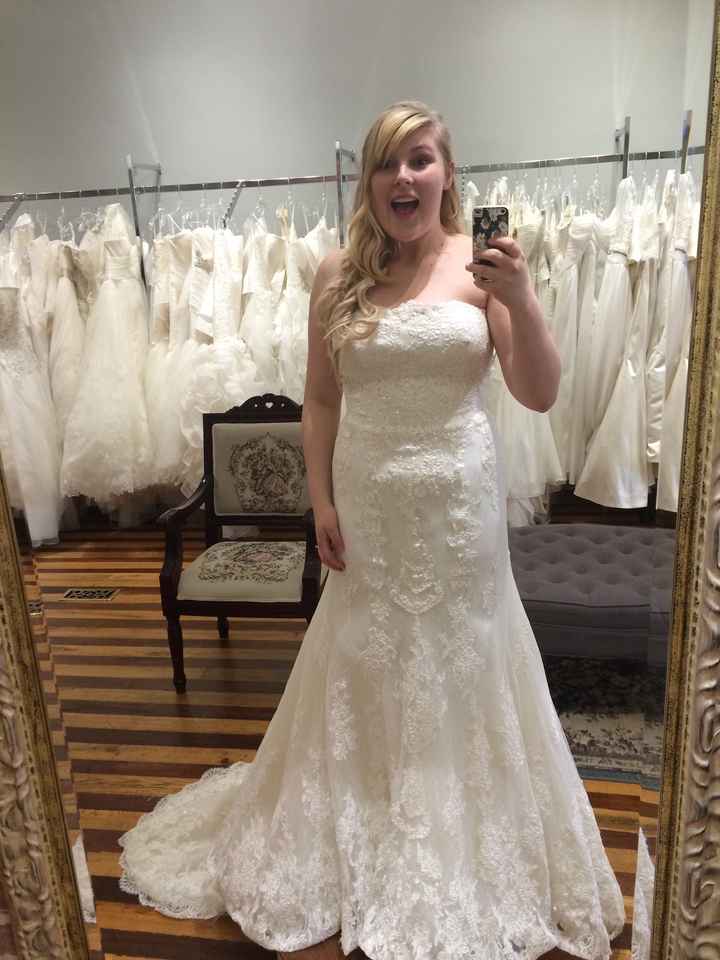 My wedding dress makes me look fat!!!
