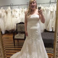 My wedding dress makes me look fat!!!
