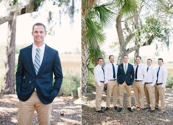 Groomsmen khaki pants best sale