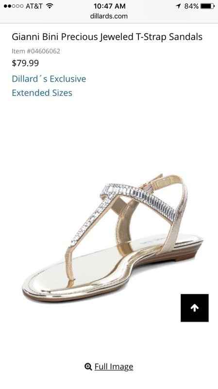 Non-dressy shoes/sandals: did anyone do this?
