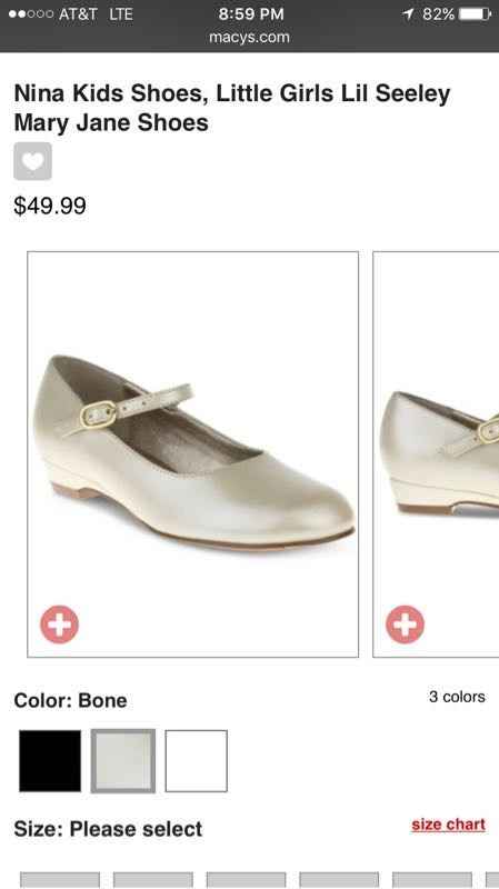 Flower girl shoes