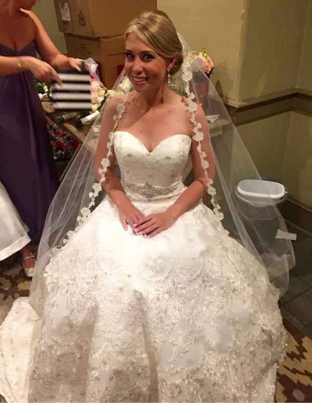 Real people in Allure bridal
