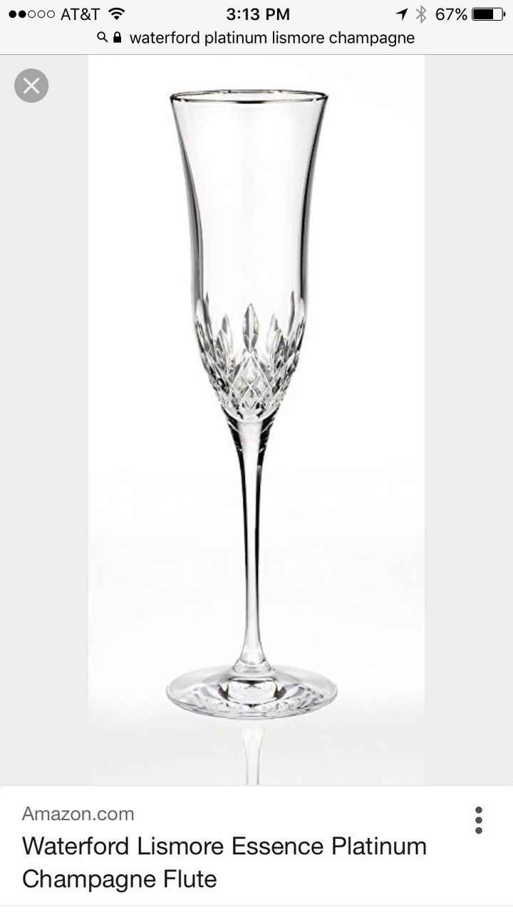 Let's see everyone's champagne flutes!