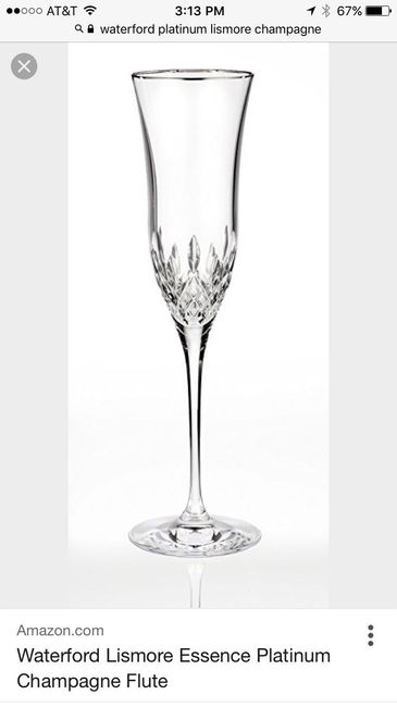Let's see everyone's champagne flutes!