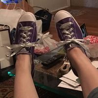 Flats on wedding day