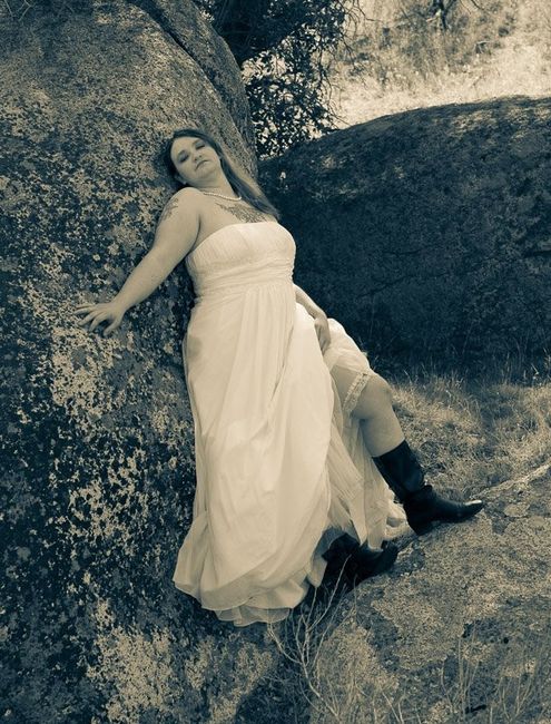 Wedding dress photoshoot (pictures included)