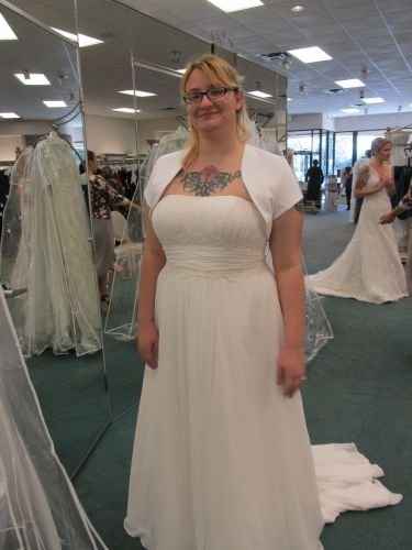 Needing a new wedding dress soon in 3 months!