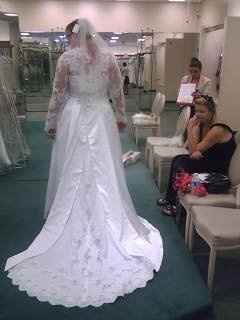 Tried on dresses yesterday