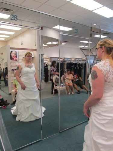 Show me the "almost" dress